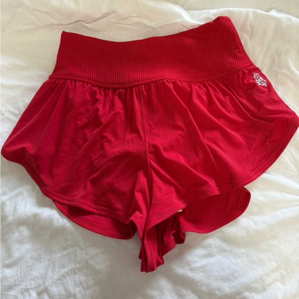 FP Movement by Free People Red Shorts